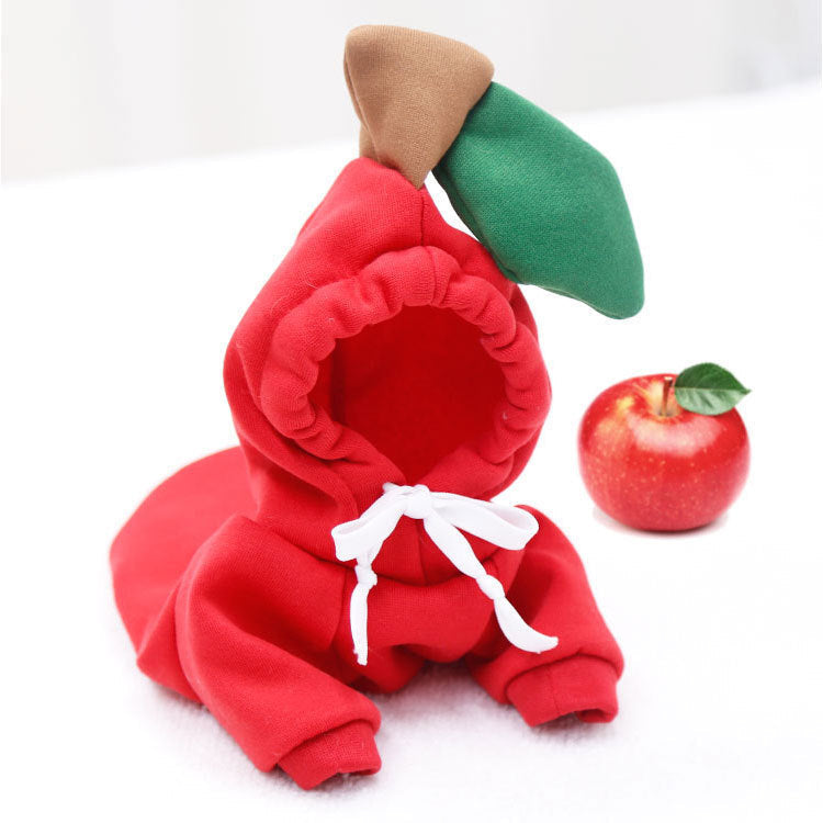 Discover the Cozy Charm of the Apricot Elk Hooded Sweater for Pets