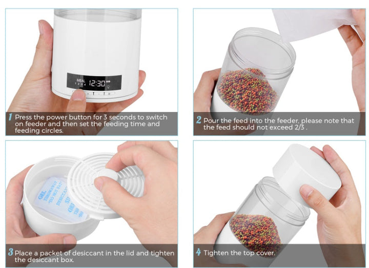 Transform Your Fish Care Routine with the Aquarium Fish Tank Automatic Feeder