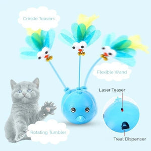 Transform Your Cat's Playtime with the Laser Electric Tumbler Toy