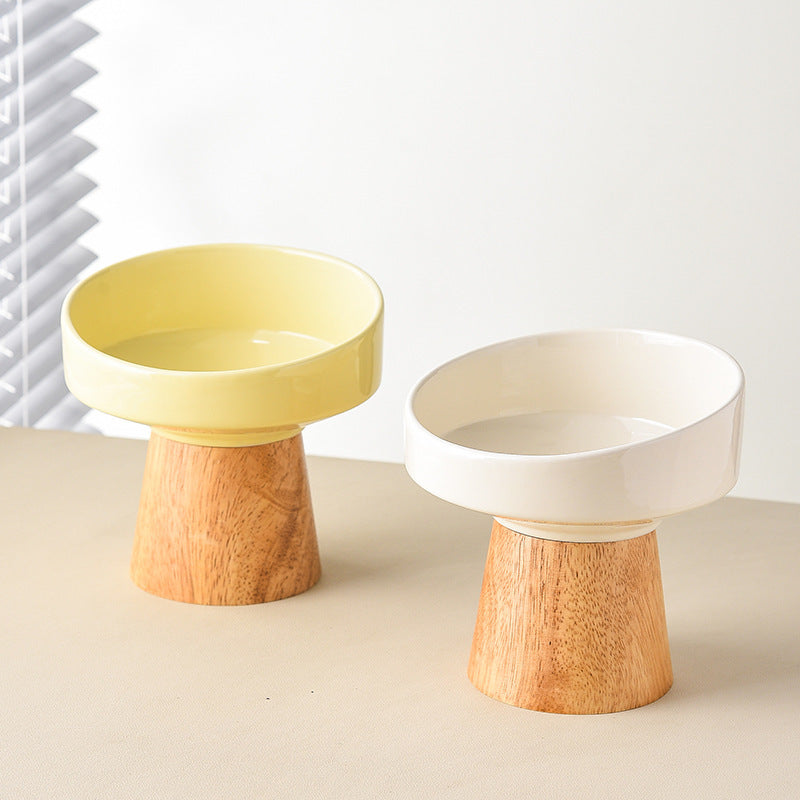 Elevate Your Cat's Dining Experience with Our Ceramic Feeding Bowl