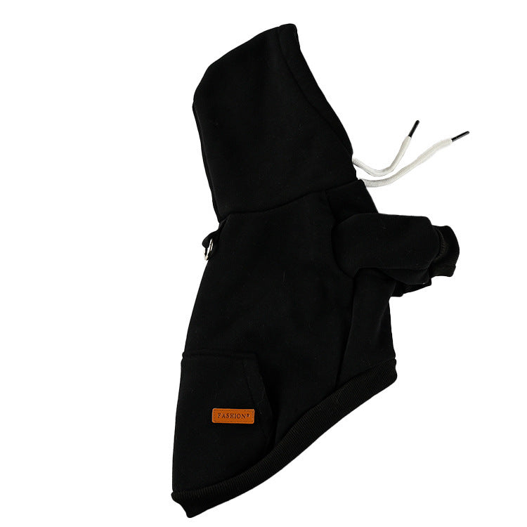 Pet Fashion Simple Hooded Sweater
