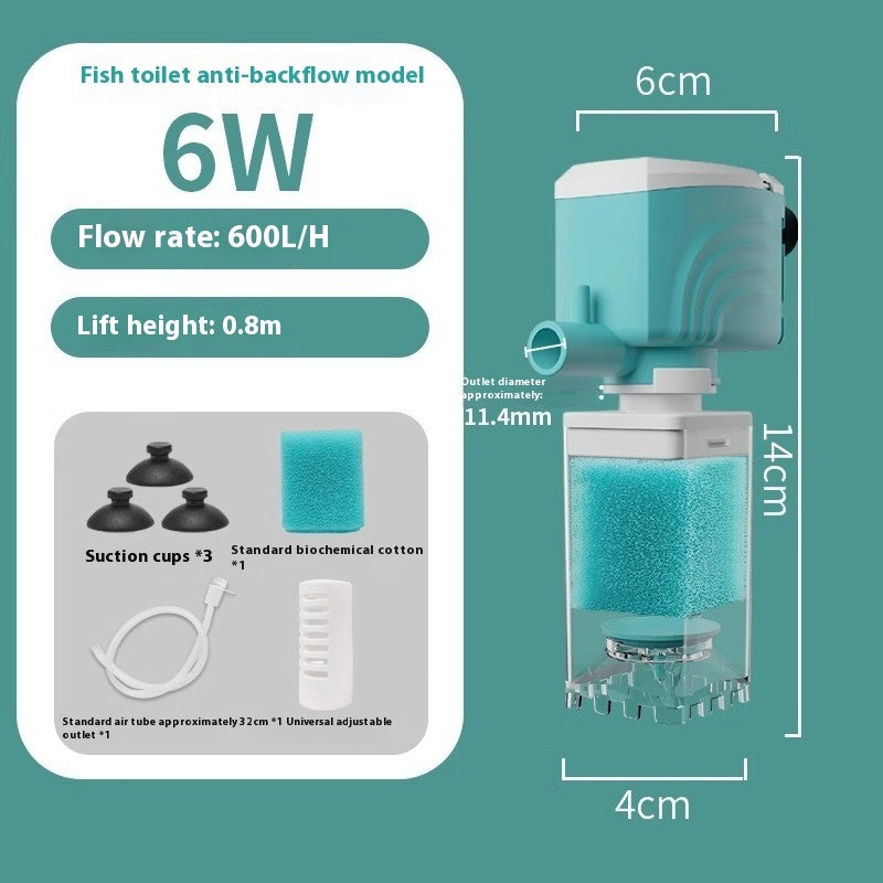 Aerating Fish Tank Built-in Filter