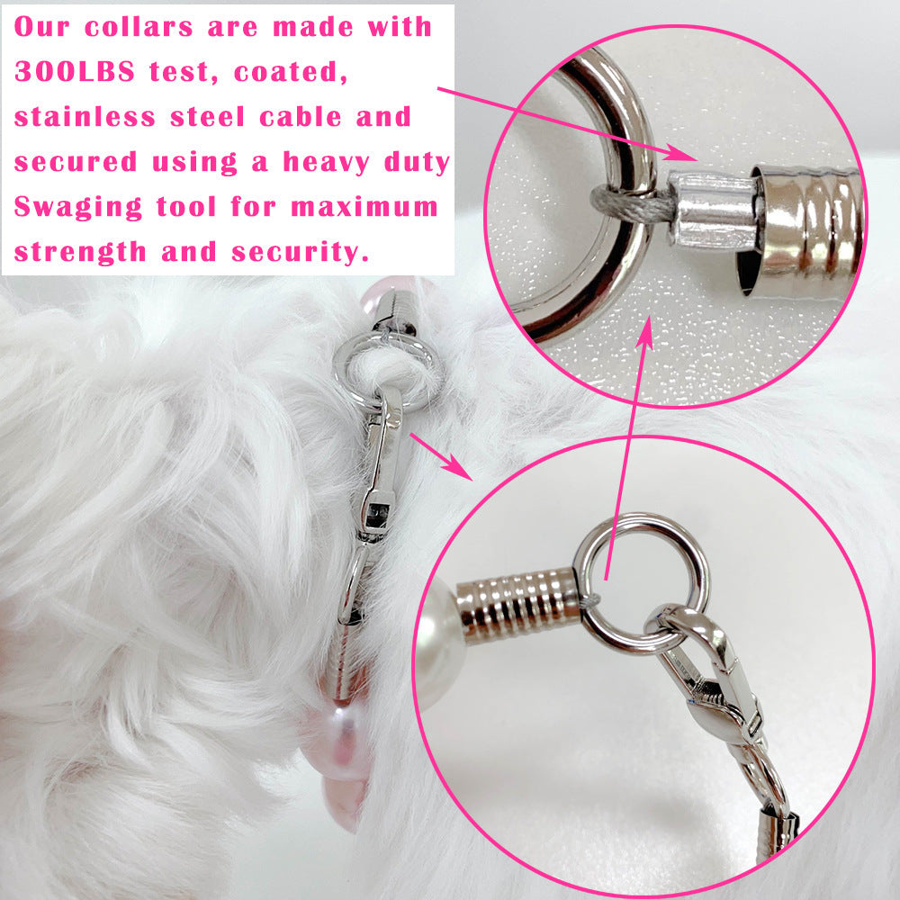 Pet Collar Dog Cat Leash Necklace