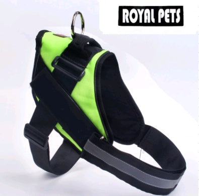 Pet chest back big dog leash