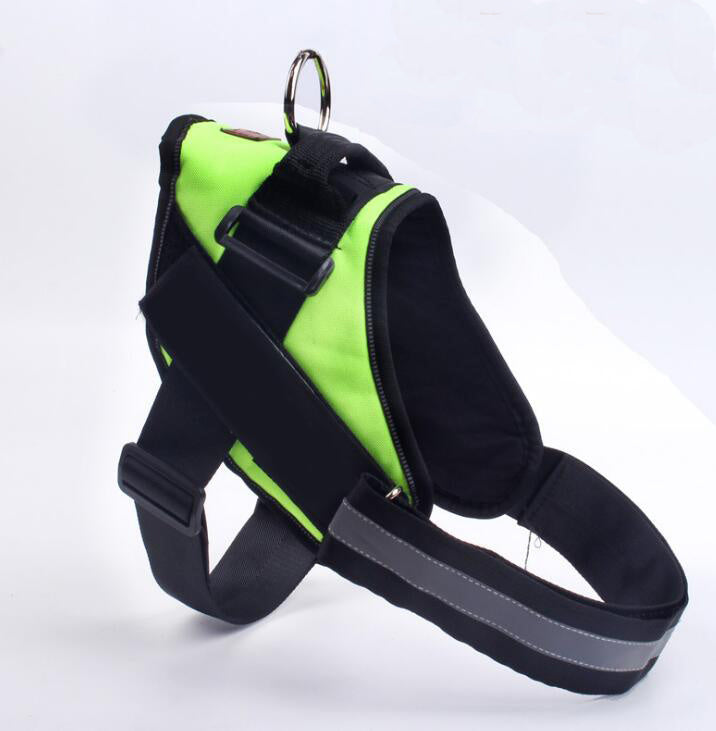 Pet chest back big dog leash