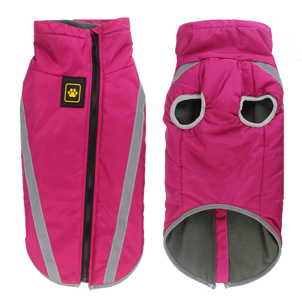 Pet Winter Reflective Padded Warm Labrador Jacket