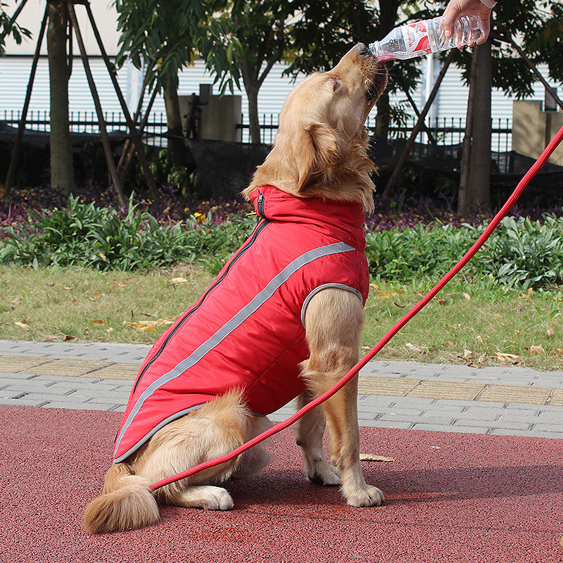 Pet Winter Reflective Padded Warm Labrador Jacket