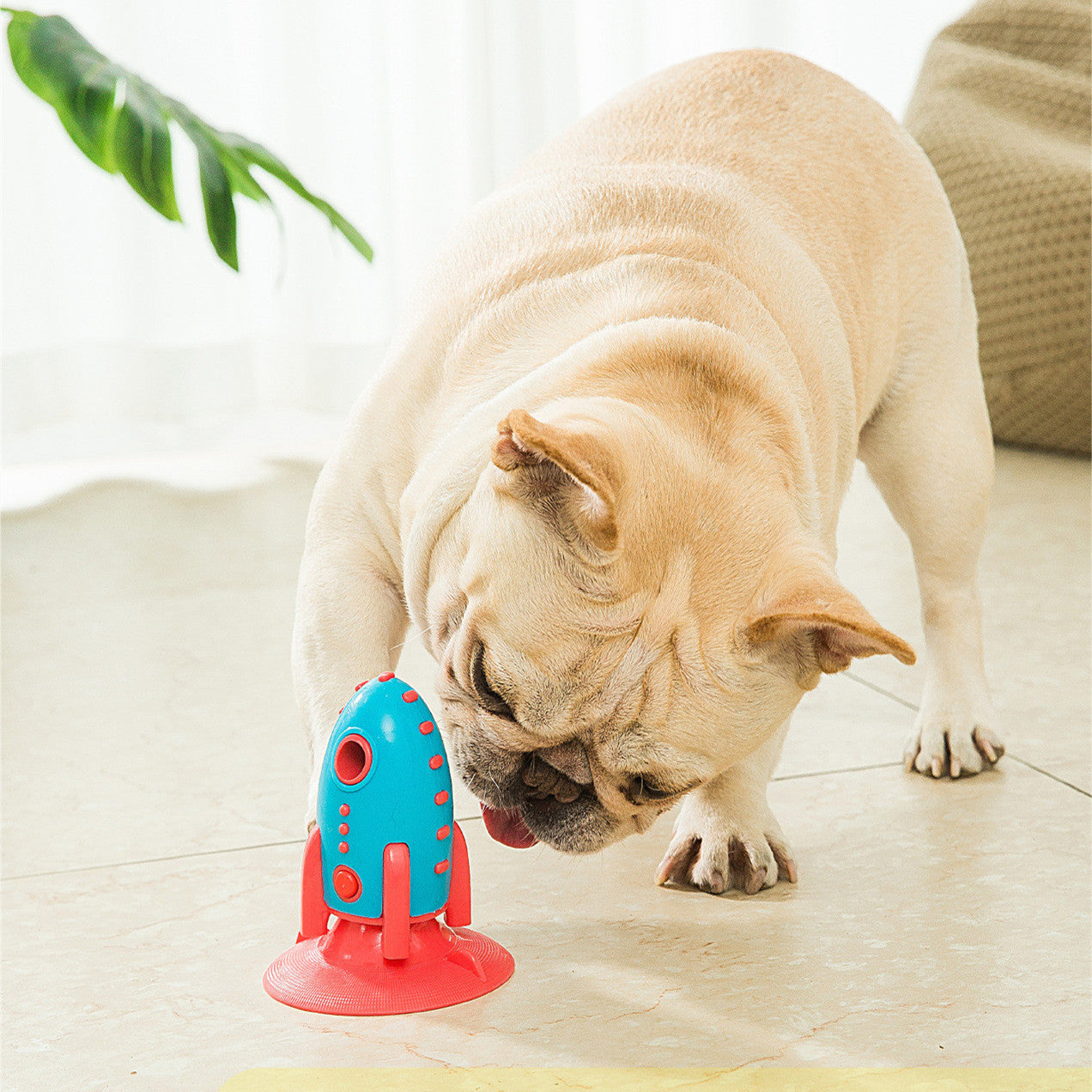 Rocket Dog Leaking Food Pet Toy
