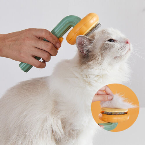 Pet Pumpkin Hair Slicker Brush