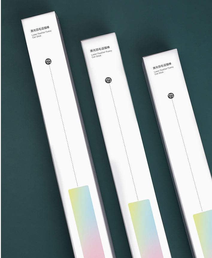 Pet Feather Teasing Stick Toy