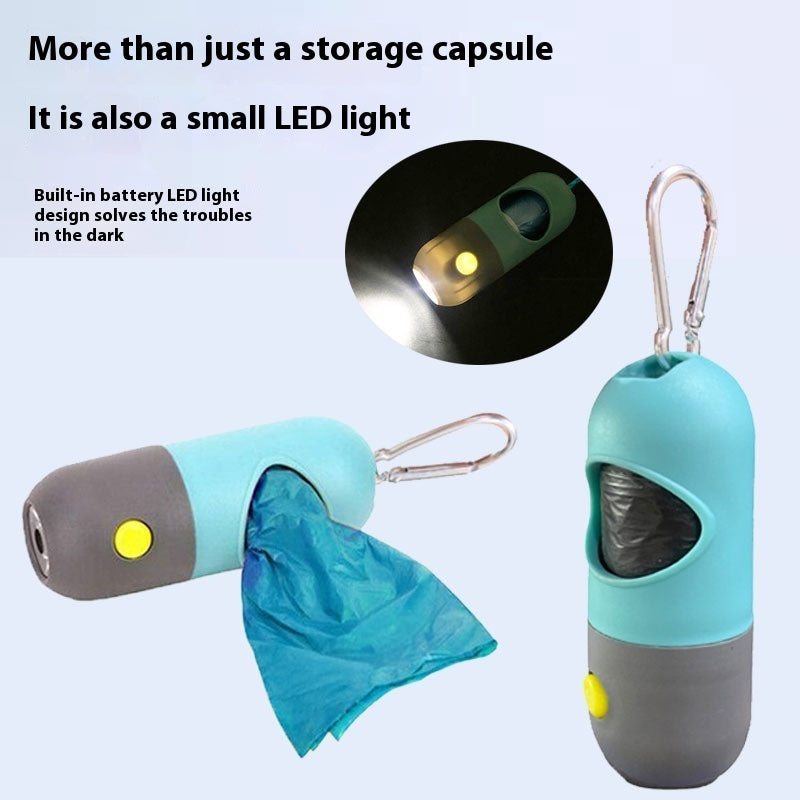 LED Pet Waste Bag Dispenser Pet Clean Accessories