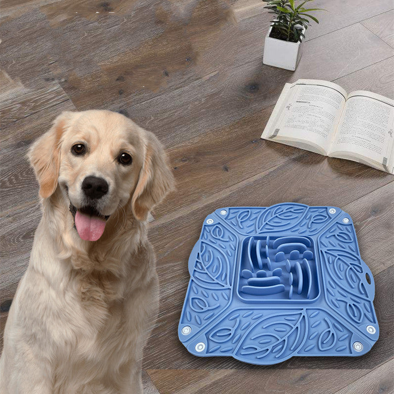 Pet Silicone Foldable Slow Feeding Bowl Mat