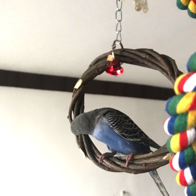 Bird Standing Chewing Toy Bird Cage