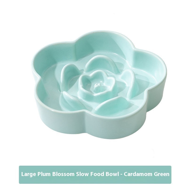 Pet Ceramic Slow Feeding Bowl