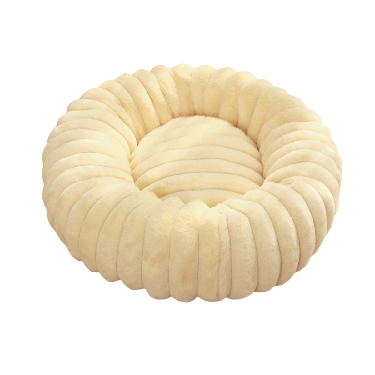 High Weight Plush Round Pet Bed