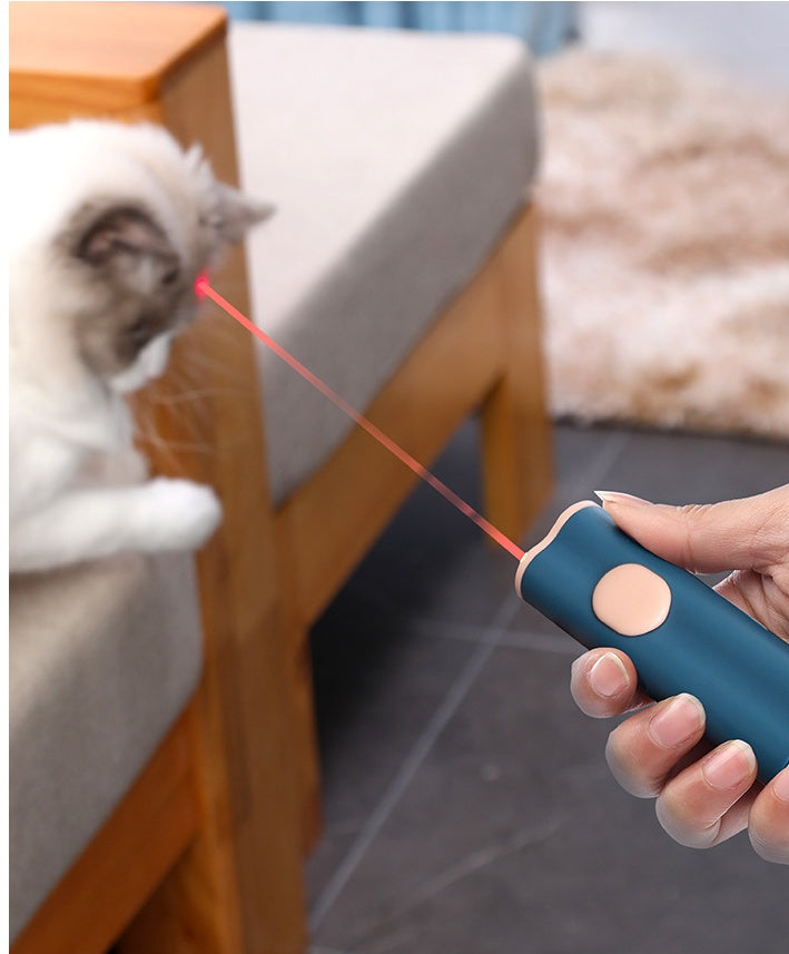 Pet Feather Teasing Stick Toy