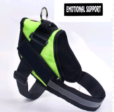 Pet chest back big dog leash