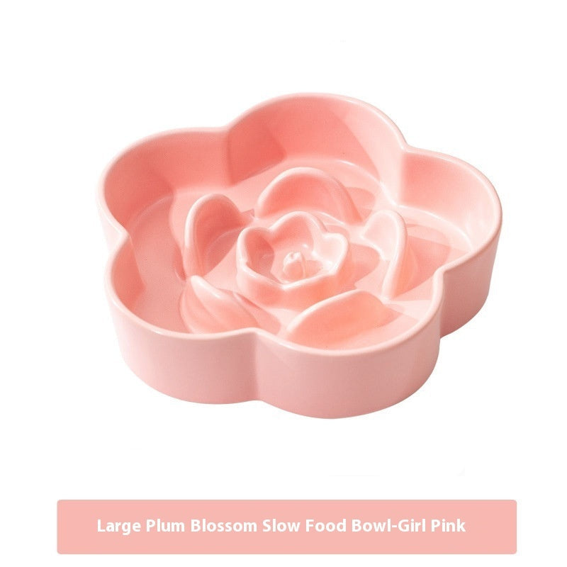 Pet Ceramic Slow Feeding Bowl