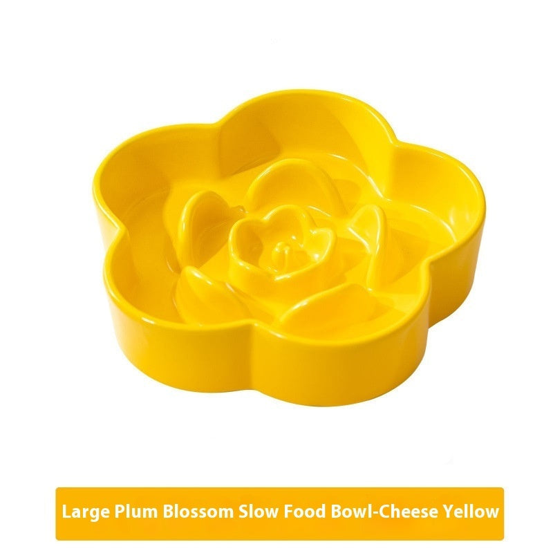 Pet Ceramic Slow Feeding Bowl