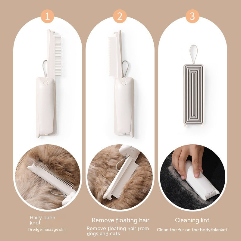 Pet Hair Removal Grooming Brush