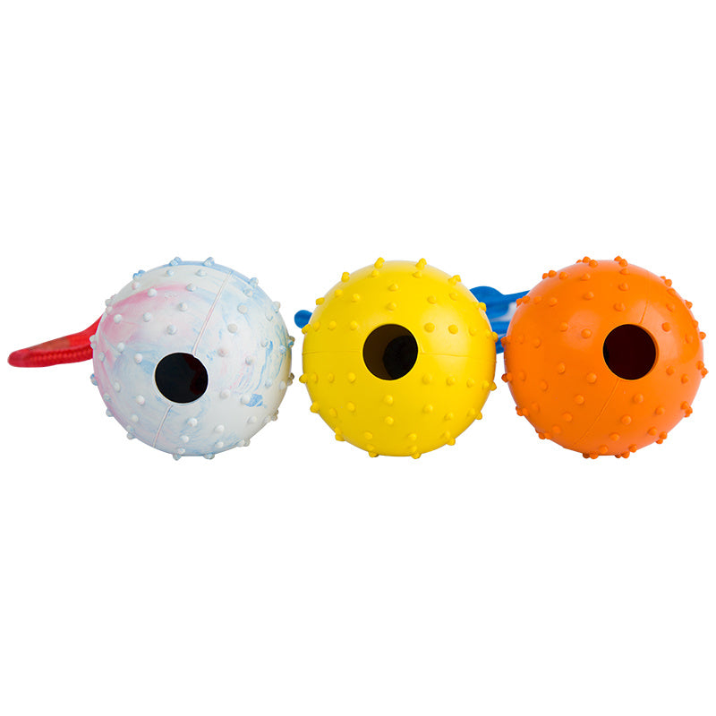 Pet Dog Training Ball With Rope Rubber Toy