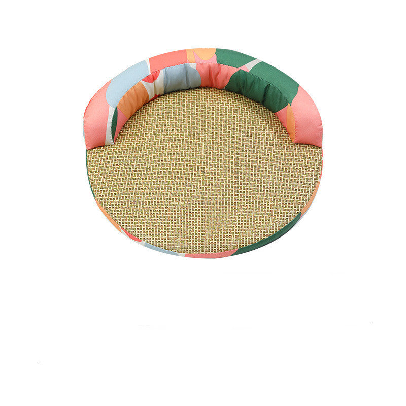 Weaving Rattan Pillow Pet Bed