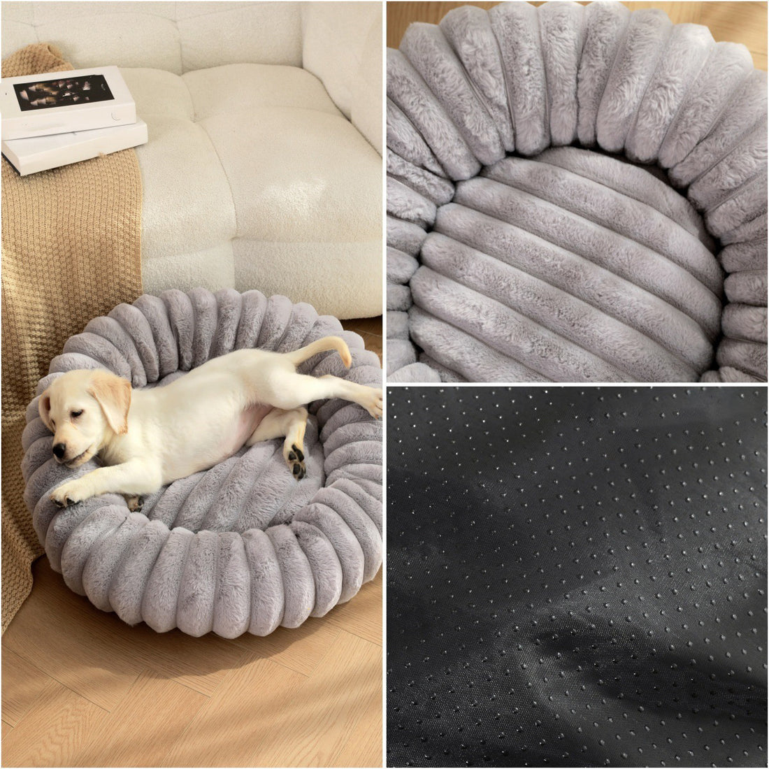 High Weight Plush Round Pet Bed