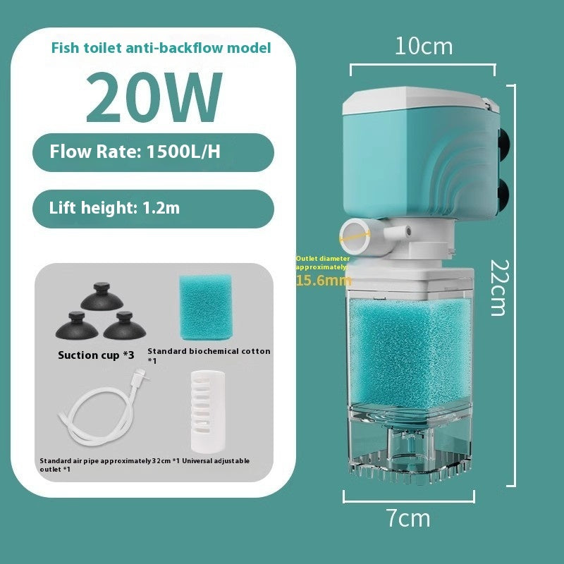 Aerating Fish Tank Built-in Filter