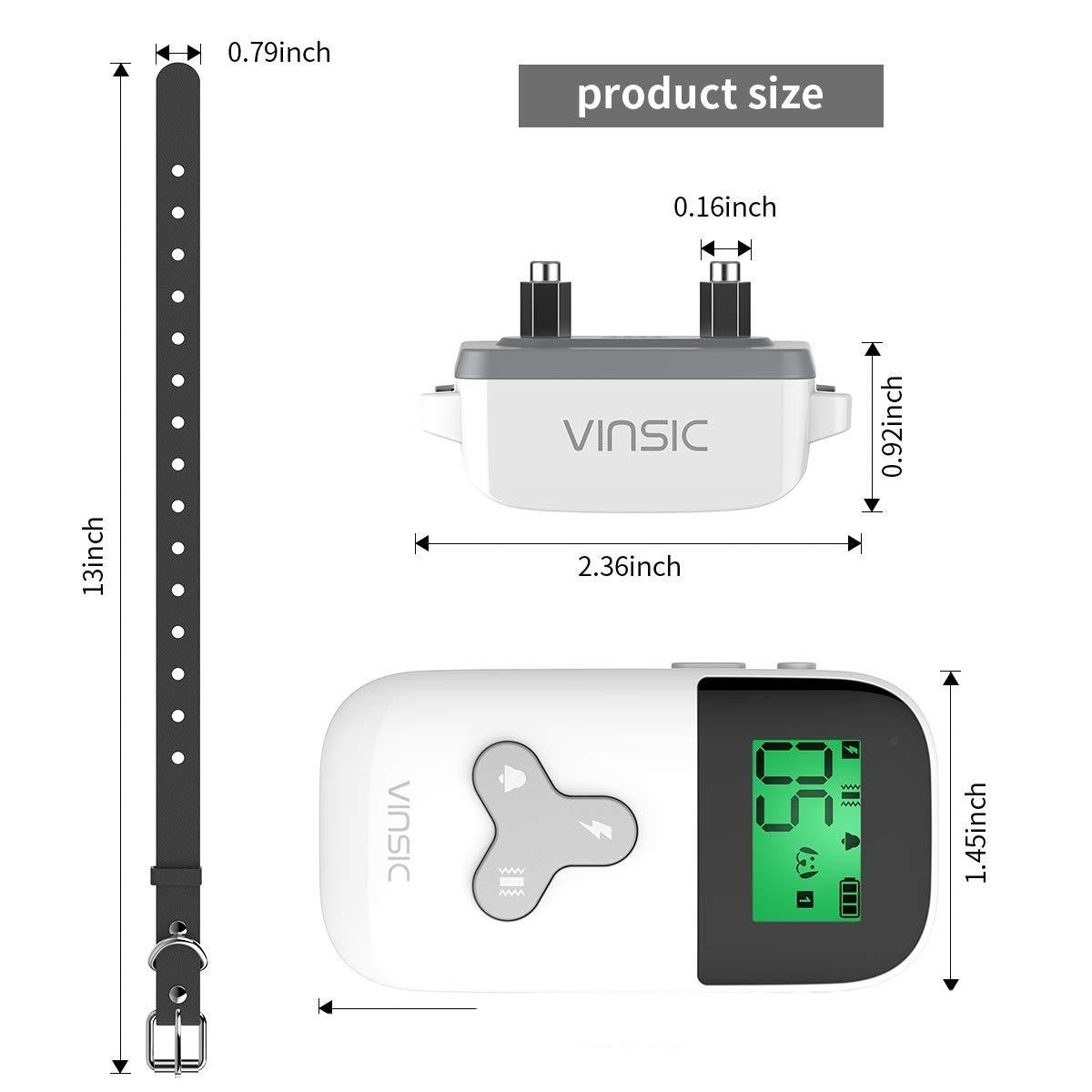 Pet Shock Dog Collar White